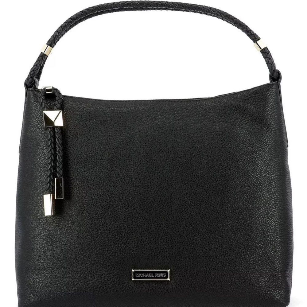 Michael Kors Lexington Black/Silver Handbag NWT